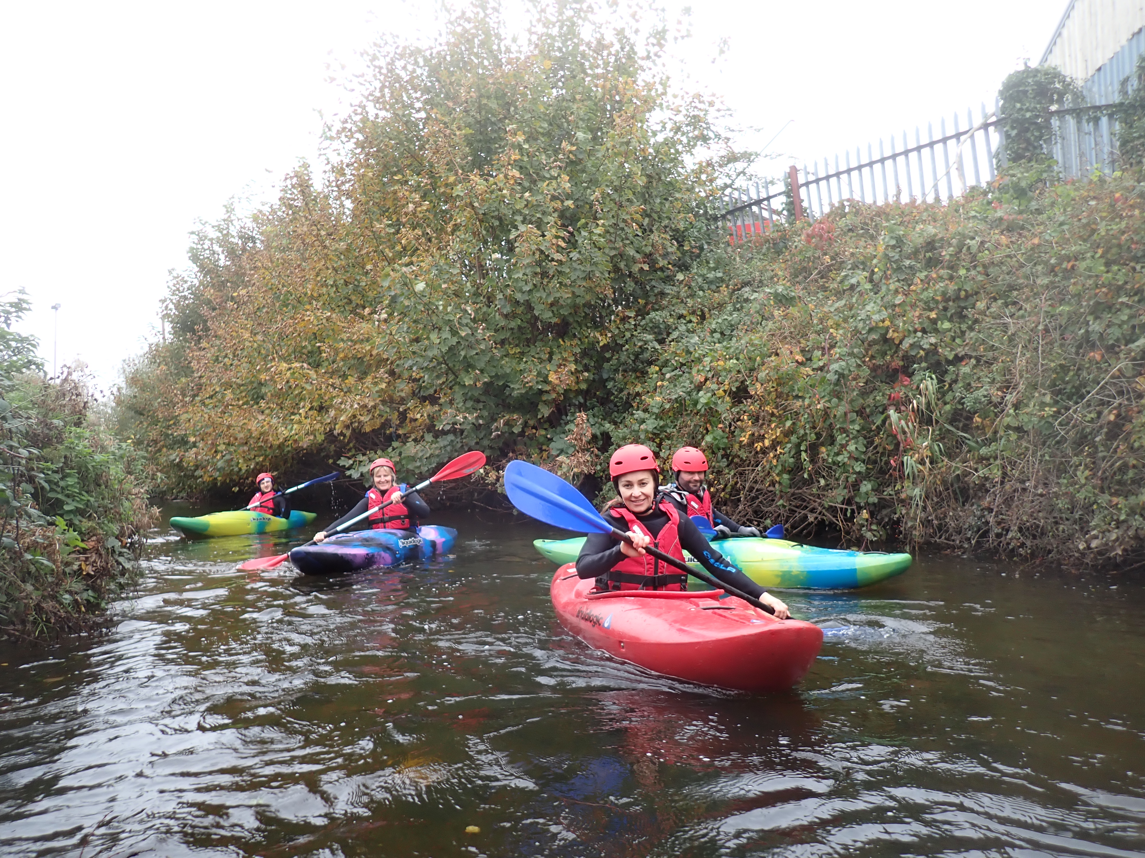Kayaking skills training